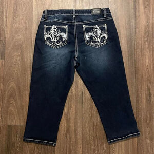 Love Indigo women Y2K capris women’s size 16